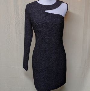 BCBG One Shoulder Dress, Black | Size M